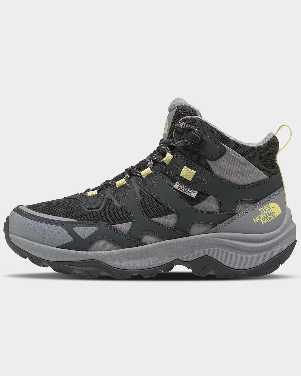 NEW THE NORTH FACE women's hedgehog 3 mid waterproof boots in asphalt grey/meld